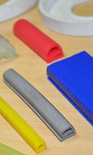 Perfil de silicone colorido Perfil de silicone colorido
