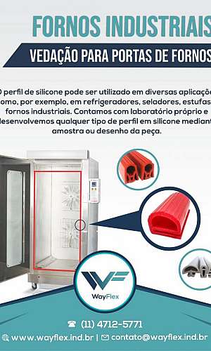 perfil de silicone para alta temperatura perfil de silicone para alta temperatura