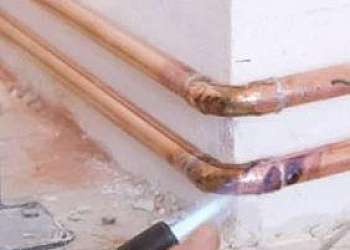 Tubos e conexões de cobre para água quente